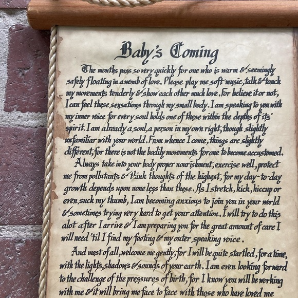 The Scroll Shop “Baby’s Coming” Decor - Picture 13 of 13